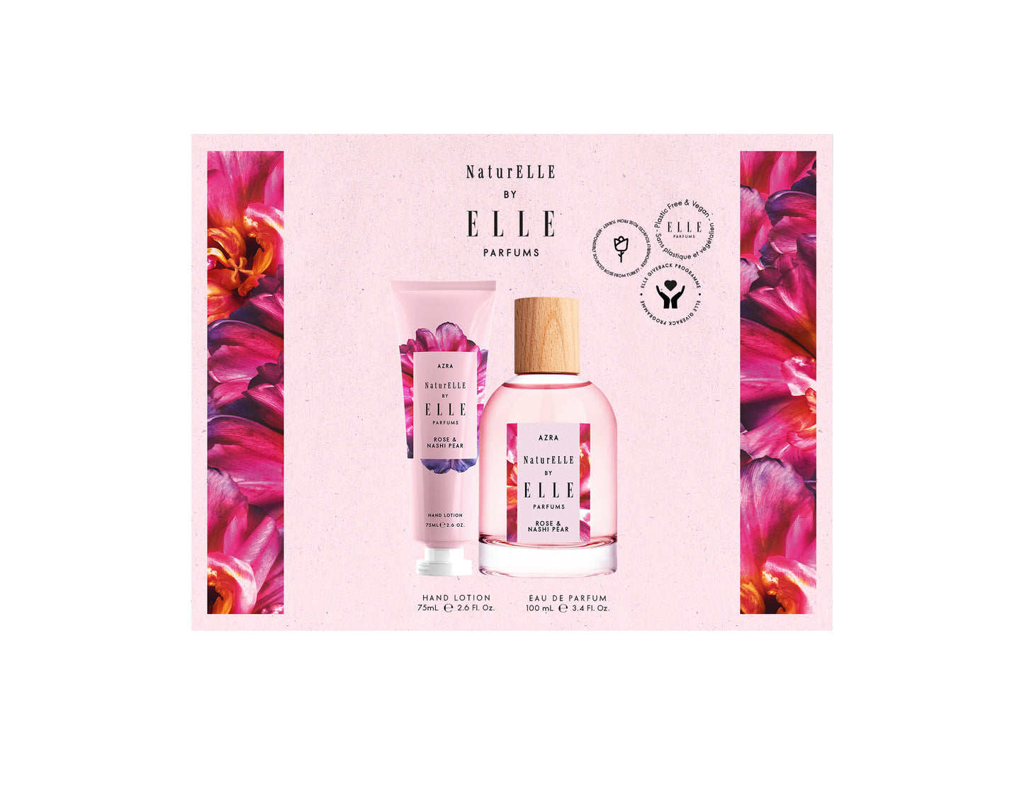 ELLE NaturELLE Azra 100ml Eau de Parfum and 100ml Body Lotion Gift Set